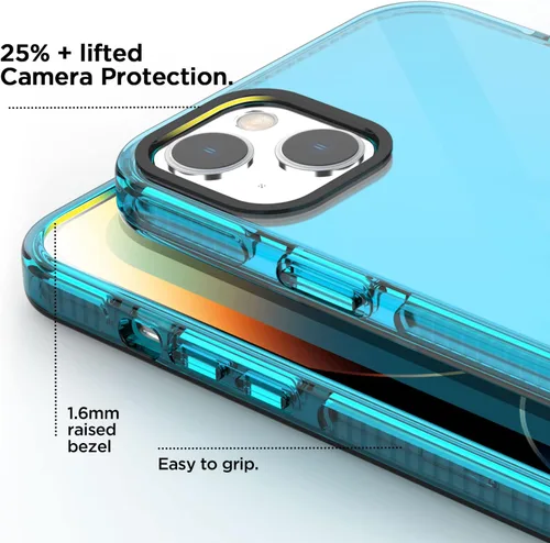 Miniatura 380 de AICase Funda protectora para iPhone 16 compatible con iPhone 16, delgada, ligera, transparente [no amarillenta] Diseño vibrante