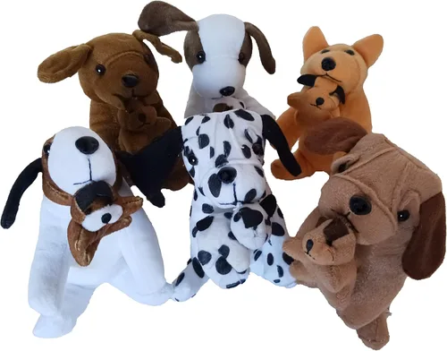 Miniatura 6 de Perros de peluche y gatos sosteniendo a sus bebés (6 gatos sosteniendo gatitos)