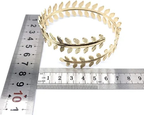 Miniatura 5 de Brazalete de oro para mujer, chapado en oro de 14 quilates, pulsera gruesa de moda para mujer, pulsera de oro rosa para adolescentes, pulsera