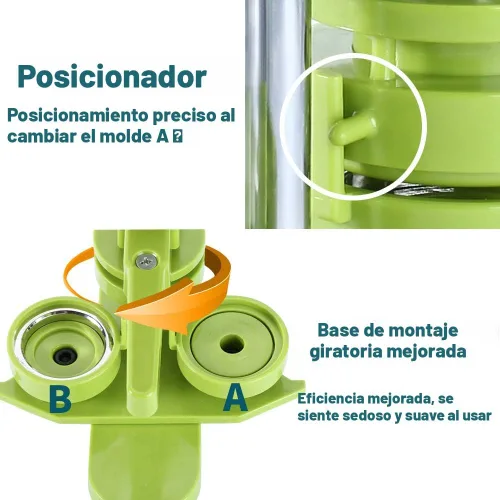 Miniatura 4 de HAPPIZZA- Prensa para fabricar pines de 2.25 pulgadas por tu cuenta, de tercera generación y sin instalación, incluye 100 piezas, imágenes, cortador