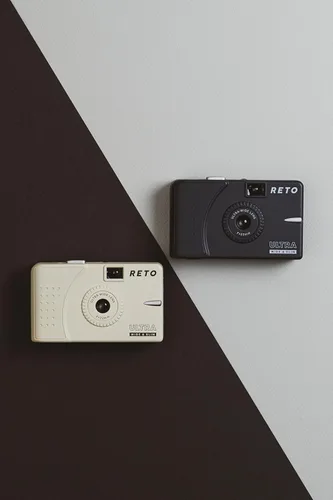 Miniatura 7 de RETO Ultra amplia y delgada de 35mm cámara de película reutilizable para luz natural - Lente ancha de 22mm, sin enfoque, ligera, fácil de usar Crema