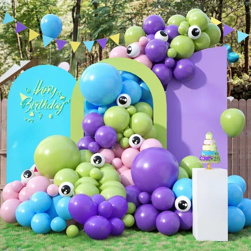 Miniatura 9 de Decoración del día del padre, arco de globos azul marino para el día del padre, kit de guirnalda de globos azules y dorados con corbata para barba