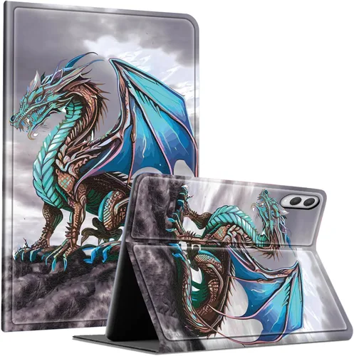 Miniatura 39 de Slim Case for Samsung Galaxy Tab S10 Lite / S10 FE / S9 FE 10.9" & Galaxy Tab S9 11", Multi-Angle Stand PU Leather Smart Folio Cover with Soft TPU