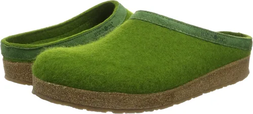Miniatura 7 de Haflinger Slip-On Clog - Lana de fieltro de color verde hierba