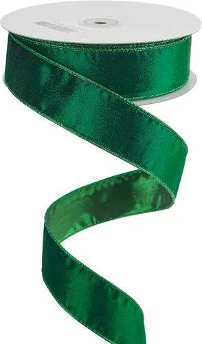 Miniatura 18 de MEEDEE Cinta de terciopelo verde musgo, 1.5 pulgadas, 25 yardas, terciopelo triturado, cinta de Navidad para árbol, coronas, lazos Verde Oliva