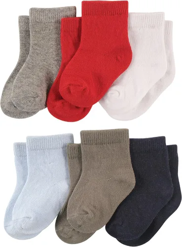 Miniatura 9 de Luvable Friends Conjunto de calcetines unisex para bebé recién nacido y bebé