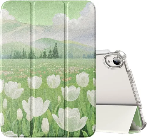 Miniatura 30 de MoKo Funda para iPad mini 7 (A17 Pro) Generación 2024, Funda para iPad mini 6 2021, Funda Protectora Delgada y Ligera de 8.3 Pulgadas con Carcasa