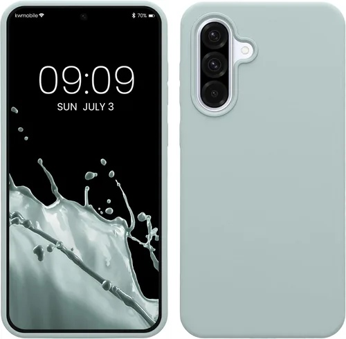Miniatura 175 de kwmobile Funda Compatible con Samsung Galaxy A14 5G - Funda de teléfono de TPU y silicona con acabado suave - Verde Lima
