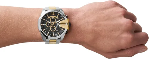 Miniatura 4 de Diesel Mega Chief - Reloj de cuarzo con cronógrafo de acero inoxidable para hombre