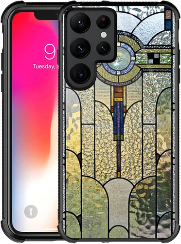 Miniatura 10 de CARLOCA Funda compatible con Samsung Galaxy S22 Ultra, increíble diseño de patrón de luz espacial nebulosa para niñas y niños, a prueba de golpes