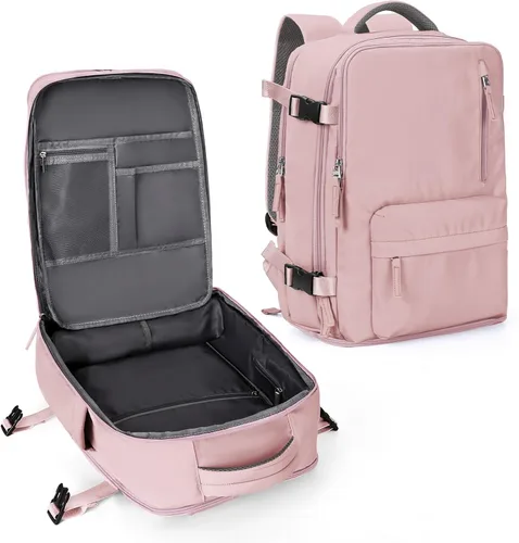 Miniatura 19 de WONHOX Mochila de Viaje Grande Equipaje de Mano Aprobada para Vuelo Mochila de Trabajo y Negocios para Portátil para Mujeres y Hombres Mochila