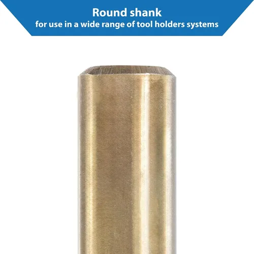 Miniatura 7 de TJR® HSS-E M35 Juego de brocas helicoidales de cobalto 19 piezas 0.039-0.394 in 0.020 in escalones Broca de metal autocentrante DIN 338 Tipo N 135°