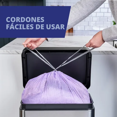 Miniatura 5 de Hefty Bolsas de basura ultra fuertes de 13 galones, bolsas de basura altas para cocina tamaño 13 galones, resisten fugas, perforaciones y desgarros