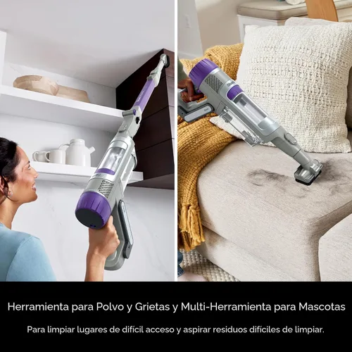 Miniatura 9 de Shark PowerDetect - Aspiradora inalámbrica de mano, potente succión, filtración HEPA, autonomía de 70 minutos, para alfombras y suelos duros
