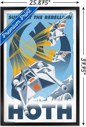 Miniatura 3 de Trends International Póster de pared de Star Wars-Hoth de 24 x 36 pulgadas, 25.8 x 37.8 x 1 pulgadas, multicolor