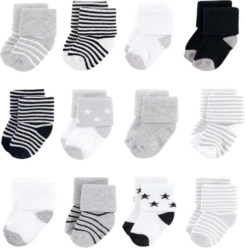 Miniatura 84 de Hudson Baby - Calcetines de algodón para bebés recién nacidos y Terry para niñas bebés