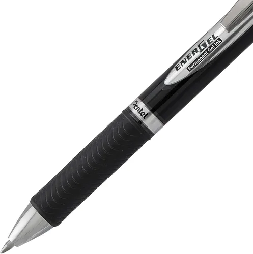 Miniatura 4 de Pentel EnerGel PRO - Bolígrafo de gel permanente, (0.028 in), línea media, archivador y resistente al agua, tinta negra, paquete de 2
