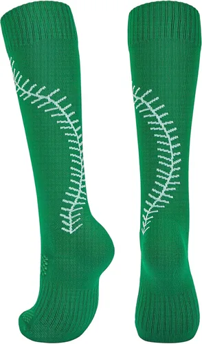American Trends Calcetines de sóftbol para niñas y adultos, calcetines de béisbol y sóftbol, calcetines deportivos con puntadas, para niñas jóvenes
