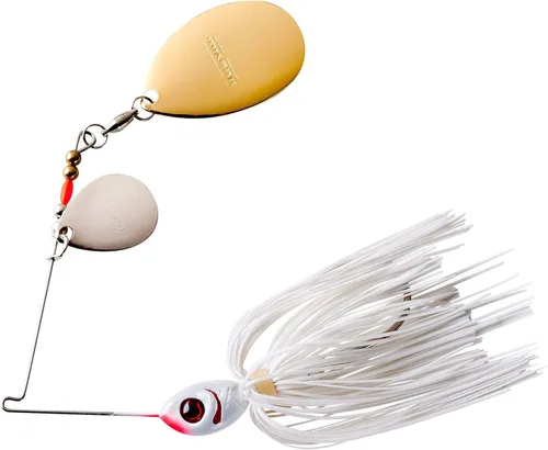 Miniatura 10 de Booyah Colorado Blade Spinner-Bait Bass Señuelo de pesca Blanco nieve