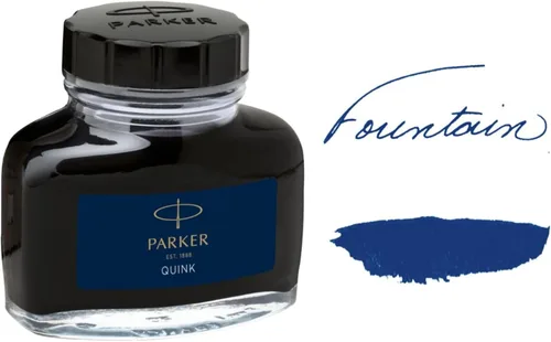 Miniatura 6 de Botella de tinta permanente Parker Quink de 2 fl oz, Azul azul