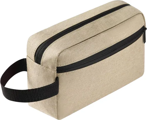 Miniatura 21 de Icramsy Neceser de viaje para mujeres y hombres, bolsa de cosméticos colgante, accesorios de viaje para mujeres y hombres, Negro, Moderno