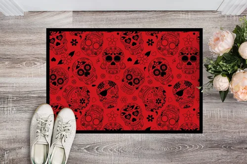 Miniatura 2 de Caroline's Treasures BB5120MAT - Felpudo para puerta delantera, 18 x 27 pulgadas, para interiores y exteriores, antideslizante, lavable, de pelo