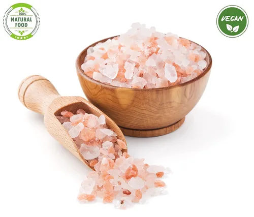 Miniatura 3 de SPICY ORGANIC Sal natural del Himalaya sin OMG, sal rosa del Himalaya sin gluten, rica en 80 minerales y elementos, 4 onzas.