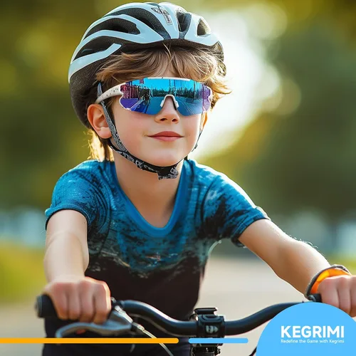 Miniatura 2 de Gafas de sol polarizadas de béisbol para niños: gafas de sol deportivas para niños y niñas de 3 a 12 años, lentes de sol para ciclismo y correr