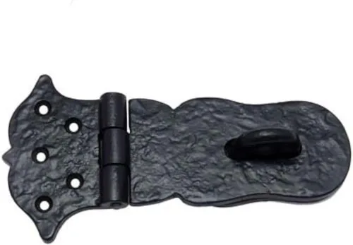 Miniatura 15 de Adonai Hardware "Paran" Cerrojo de bloqueo de seguridad de latón resistente (6 pulgadas x 1 paquete, latón satinado) para cofre del tesoro