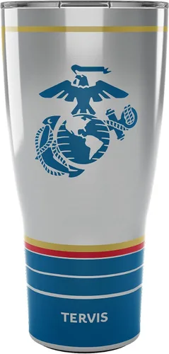 Miniatura 13 de Tervis Marines Forever Proud - Vaso aislado de doble pared fabricado en Estados Unidos mantiene las bebidas frías y calientes, 16 onzas, clásico