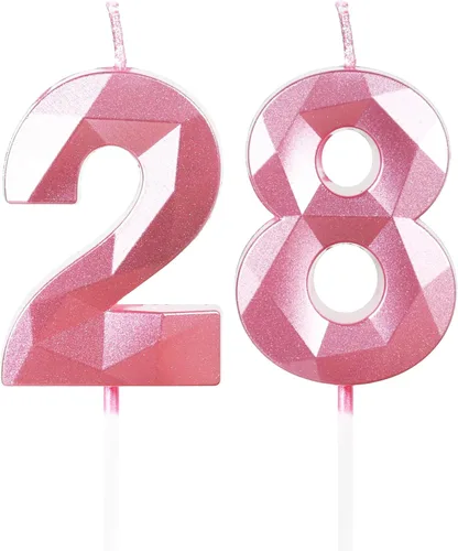 Miniatura 276 de Velas de cumpleaños número 15, velas número 15, velas de feliz cumpleaños de oro rosa para pastel, decoraciones de cobertura de pastel de diseño 3D