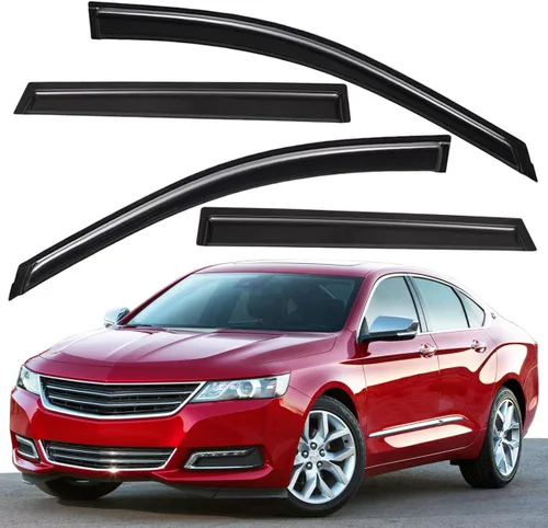 Miniatura 6 de Lightronic Visera de Ventana de Ventilación Automática con Clip en Canal Extra Duradera, Compatible con Chevrolet Impala 2014-2020