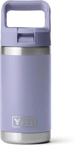 Miniatura 12 de YETI Rambler Jr. - Botella de 12 onzas para niños, con tapa con pajilla Rojo rescate