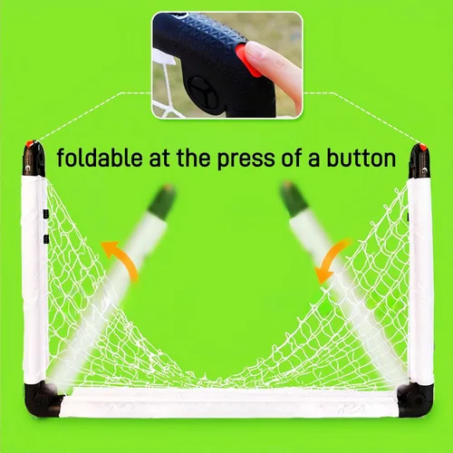 Miniatura 3 de Soccer Goal, Small Foldable Goal for Kids, Kids Goals for The Backyard/Indoor/Outdoor, Mini Soccer Toys Gifts for Children