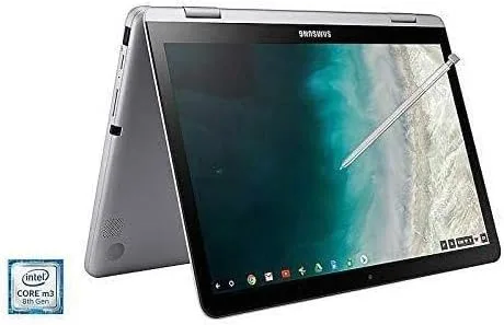 Miniatura 7 de Samsung - Plus Chromebook 2 en 1 con pantalla táctil de 12,2" - Intel Celeron - Memoria de 4 GB - Memoria flash eMMC de 32 GB - Stealth Silver