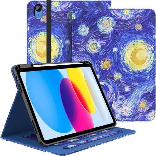 Miniatura 12 de Zonefoker Funda para iPad de 11ª generación (A16) de 11 pulgadas 2025, para 10ª generación de 10.9 pulgadas 2022, piel sintética para iPad de 11/10