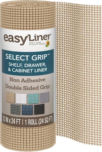 Miniatura 21 de EasyLiner Select Grip Revestimiento para Estantes - Fácil de Instalar y Cortar a Medida - Antideslizante, Sin Adhesivo, Revestimiento para Cajones
