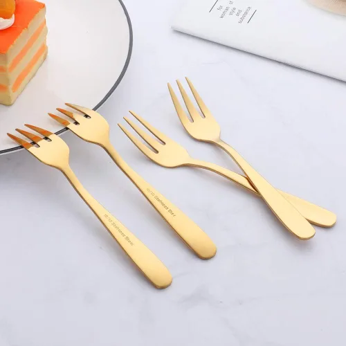 Miniatura 10 de Baikai - Juego de 12 tenedores para aperitivos, de acero inoxidable 18/10, con acabado de acero inoxidable, para cóctel, mini ensalada y fruta, 5.5
