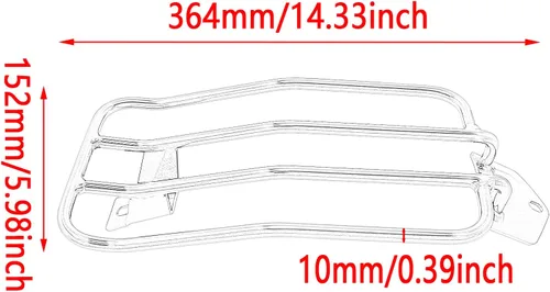 Miniatura 2 de Portaequipajes trasero superior negro para maleta, rack de carga compatible con Rebel 1100 CMX1100 Rebel 1100 DCT Rebel 1100T DCT 2021 2022 2023