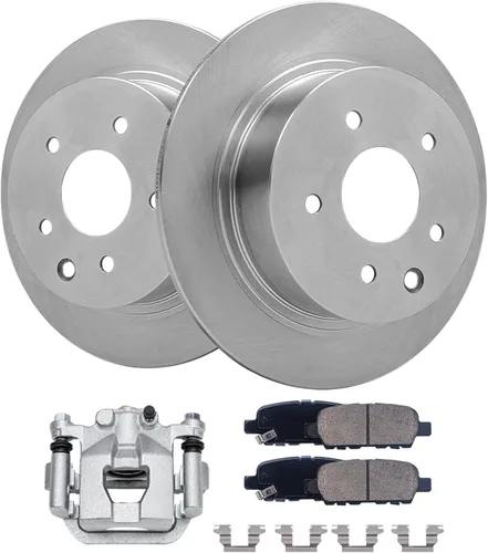 Miniatura 109 de Detroit Axle - Rotores de freno para Chrysler 200 2015 2016 2017, Rotores de freno de disco de reemplazo: 12.01" pulgadas delantero y 10.95
