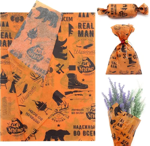Miniatura 19 de Benvo 20 hojas de papel de seda con estampado floral 20 pulgadas x 29 pulgadas papel de decoupage decorativo papel de seda para regalos envoltura