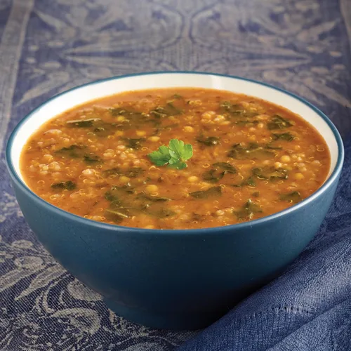 Miniatura 4 de Amy's Sopa, vegana, sin gluten, col orgánica, quinoa y lenteja roja, 14.4 onzas (paquete de 12)