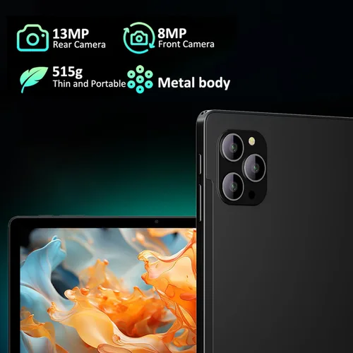 Miniatura 6 de Tableta, tabletas de 11 pulgadas, tableta Android 15 con teclado y ratón, T615 Octa-Core, 36 GB de RAM +256 GB ROM, Gemini AI, 8000 mAh, Widevine