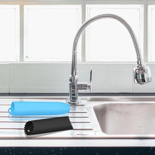 Miniatura 5 de uxcell 2 tubos de pelado de ajo, pelador de ajo de silicona, rodillo removedor de piel antideslizante para herramientas útiles de cocina, color negro