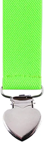 Miniatura 3 de Conjunto de tirantes y pajarita ajustable con clips de corazón para hombre y niño