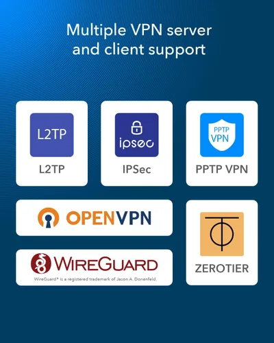 Miniatura 7 de Cudy Enrutador VPN Gigabit Multi-WAN, 4 puertos WAN, SMB, equilibrio de carga, WireGuard OpenVPN IPsec, PPTP L2TP, cortafuegos para pequeñas