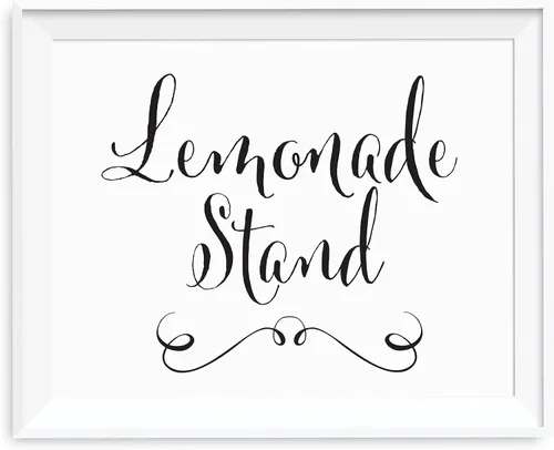 Miniatura 90 de Andaz Press Letreros de fiesta de boda, impresión formal en blanco y negro, 8.5 x 11 pulgadas, suite de novia, vestidor, paquete de 2