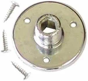 Miniatura 2 de Audio2000'S AST4264X3 - Juego de tres soportes de mesa de cuello de cisne cromados con roscas de 5/8 pulgadas x 27 tornillos de montaje