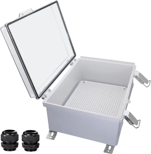 Miniatura 26 de Caja Eléctrica Impermeable a Prueba de Polvo Caja de Conexiones Resistente a la Intemperie IP67 Carcasa de Plástico ABS Caja de Proyecto