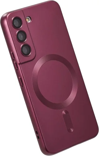 Miniatura 47 de Funda magnética para Samsung Galaxy S22 Ultra, silicona suave, delgada, antiarañazos, con protección de cámara, compatible con MagSafe, color negro